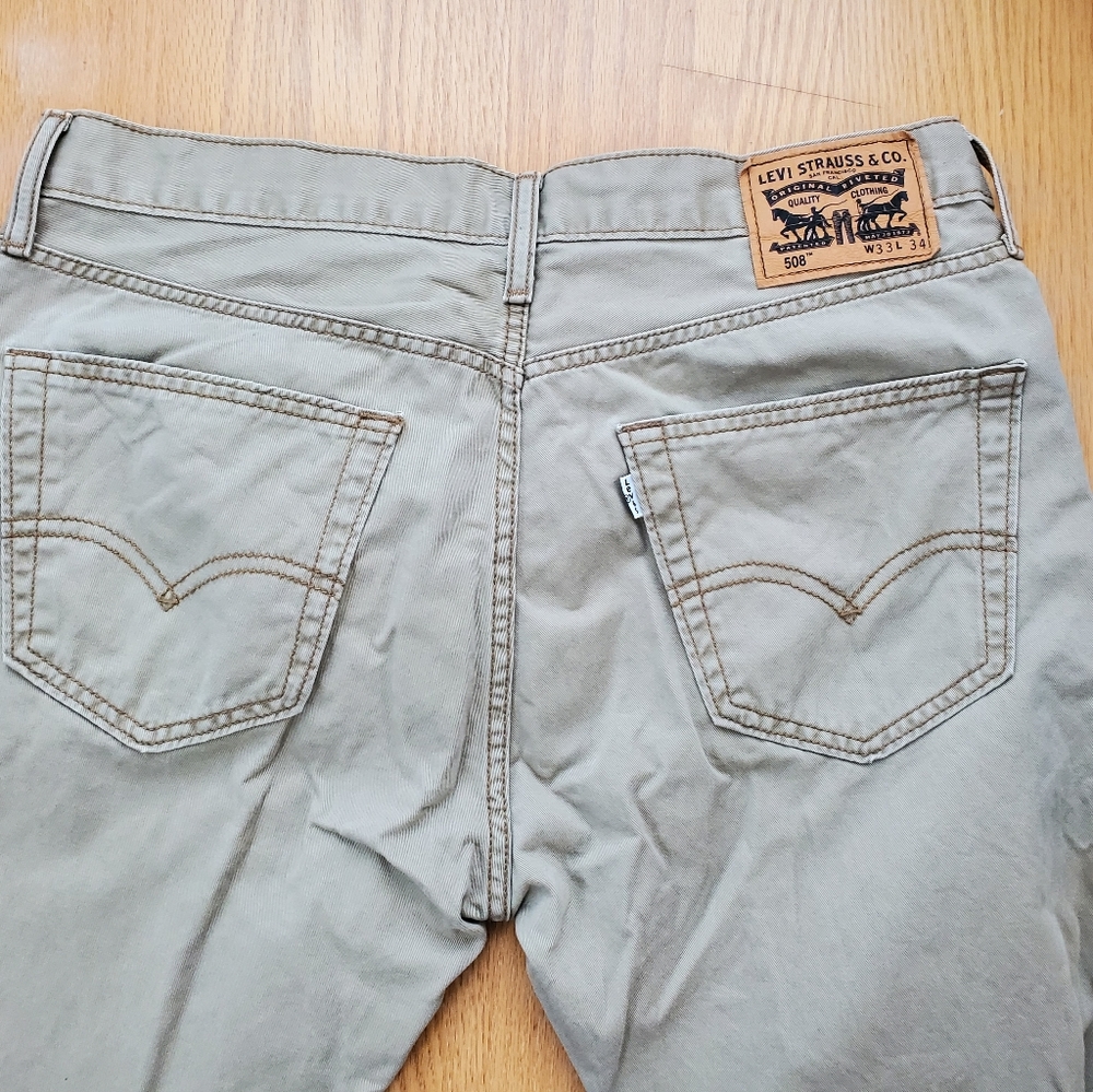 Mens Levi 508 Khakis